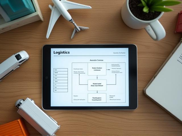 Diagram showing AG Reliable Movers as the hub of a logistics network linking trucks, ships, and planes